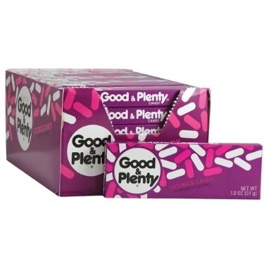 Good and Plenty Licorice Candy 24ct Box 